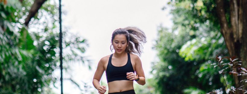 Woman Jogging on stairs outdoors, Photo by mentatdgt from Pexels, #Fitness Focused Mindset 2020, # fitness anytime anywhere,